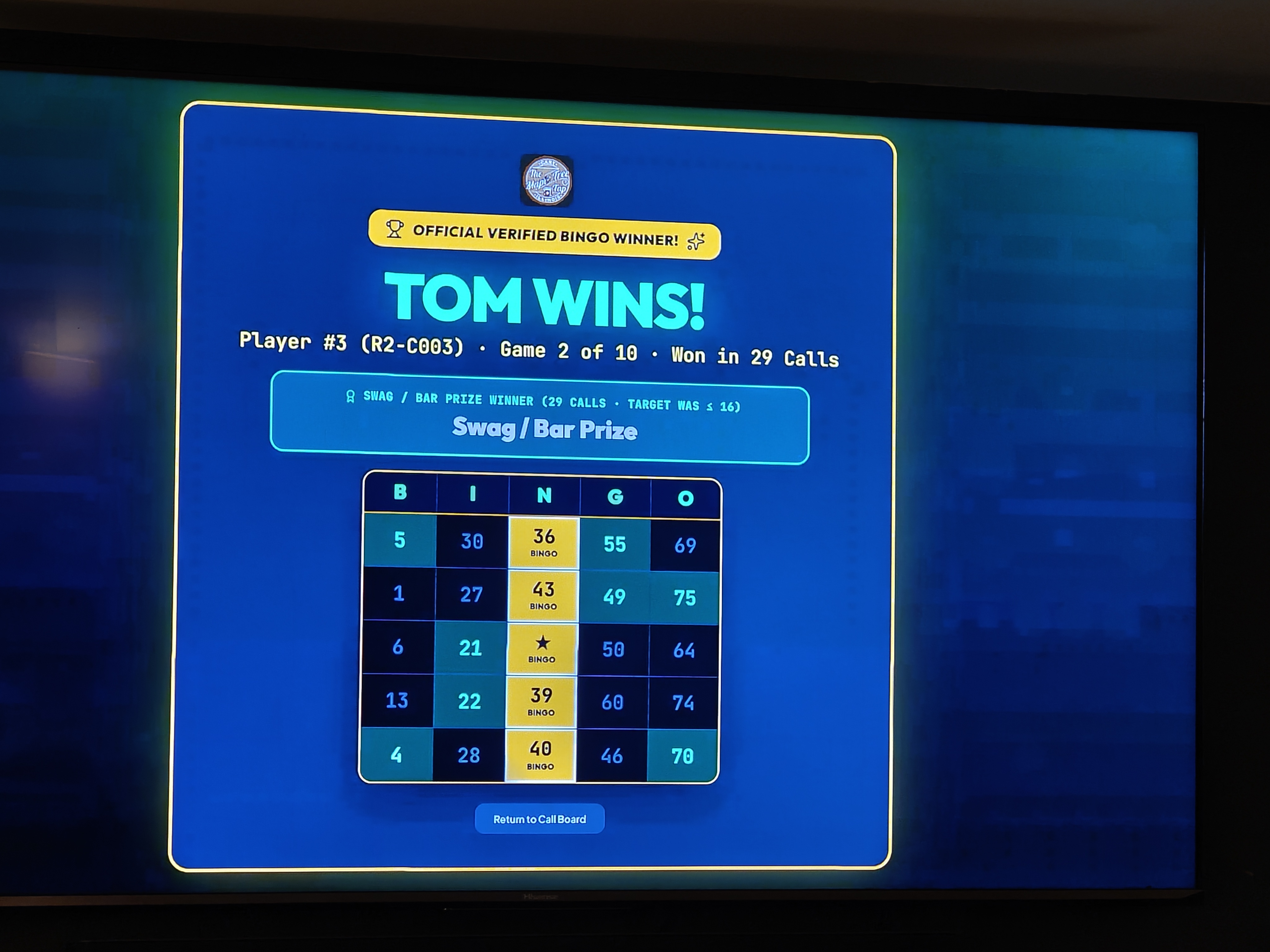 Grand Hall Bingo Screenshot 11