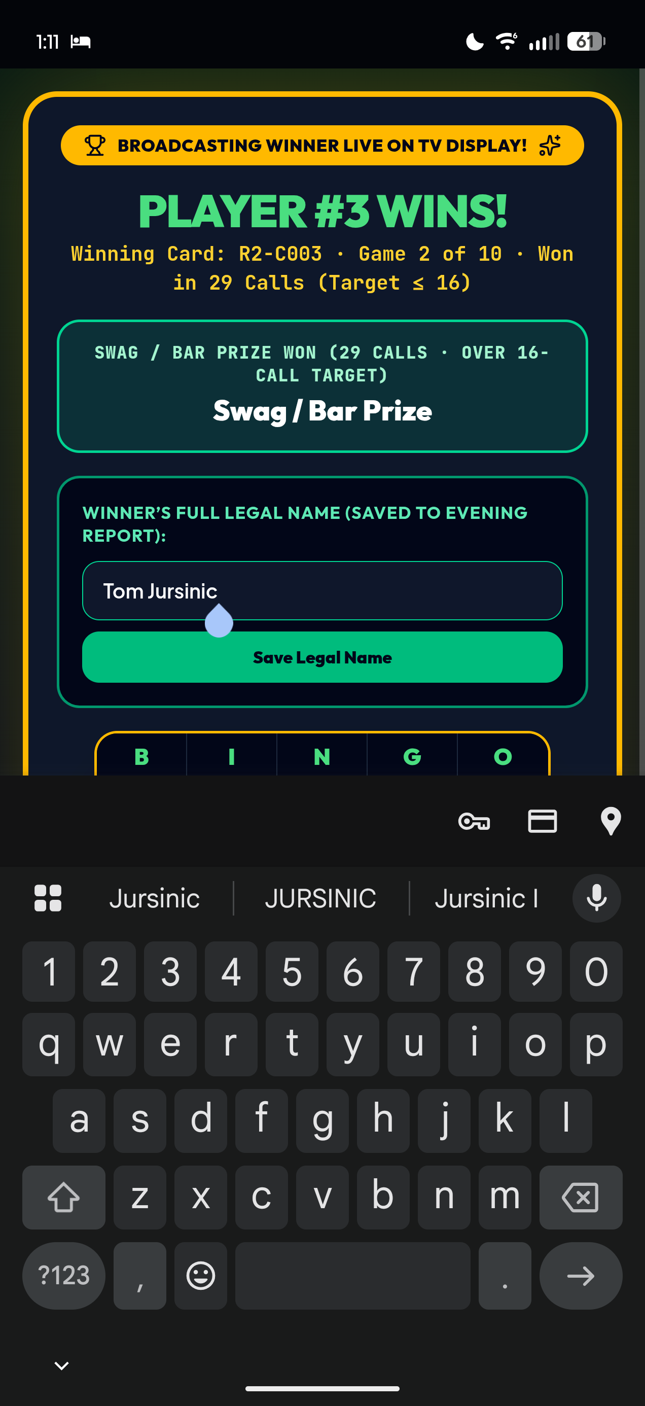 Grand Hall Bingo Screenshot 10